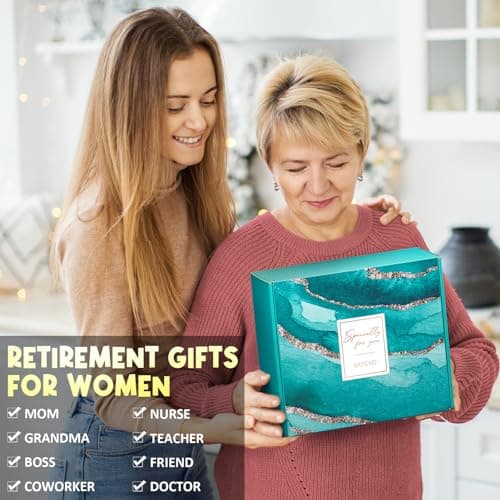 Retirement Gifts for Women 2025, Best Cool Retirement Gifts for Coworker Teacher Nurses Boss Friends Mom Grandma Retirees, Coworkers Farewell Leaving Going Away Gift with 20Oz Tumbler Canvas Tote Bag