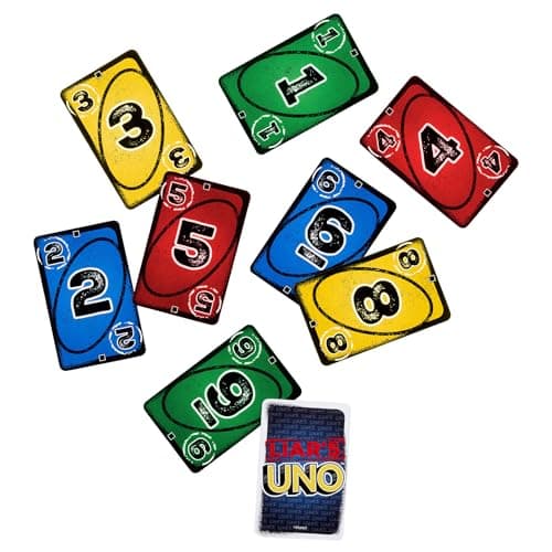 Mattel Games Liar’s UNO Card Game in Travel & Storage Tin for Adults, Kids, Families, Parties & Game Nights, Outwit Other Players with Bluffing & Trickery (Amazon Exclusive)