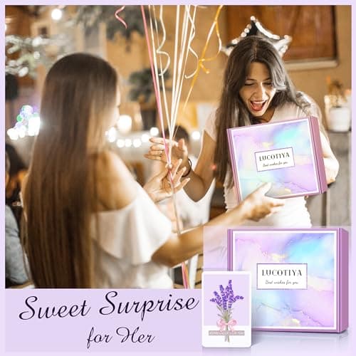 LUCOTIYA Gifts for Women, Christmas Gifts Basket for Woman Birthday Wine Tumbler Self Care Package Gift for Mom, Bestie, Her, Sister, Wife, Auntie Thank You Gift for Women Teacher Appreciation