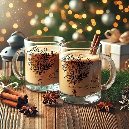 Breezy Valley Grandparent Gifts, Christmas Gifts for Grandma Grandpa from Grandkids - Best Ever Grandparents Gift Ideas, Grandma Grandpa Mugs Socks Set