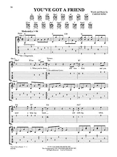 The New Best of James Taylor for Guitar: Easy TAB Deluxe (New Best of...for Guitar)