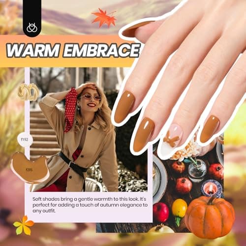 Beetles Gel Nail Polish Kit with U V Light -54 Pcs Gel Nail Kit Four Seasons Glow 32 Colors Set with Base Matte & Glossy Top Coat Soak Off Home Salon DIY Manicure Christmas Gifts for Women Teen Girls