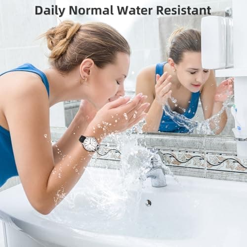 TWOPTION Nurse Watch for Women Waterproof Analog Silicone Watch with Second Hand Nursing Watch