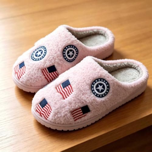Women's Men's House Slippers with Unique Design Variety, Soft Fuzzy Fluffy Slippers for Women Men, Cozy Memory Foam Indoor Slipper, Non-Slip Shoes for Winter, Great Gifts for Mom Wife Sister Grandma B0FDQ2CVWW