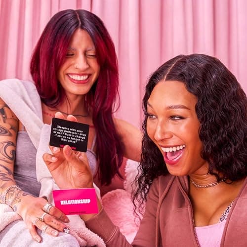 Asking for A Friend by Relatable, Great Card Games for Game Night, Bachelorette Party Favors for Social Gatherings, and Friendly Icebreakers, Includes 300 Cards and 1 Die