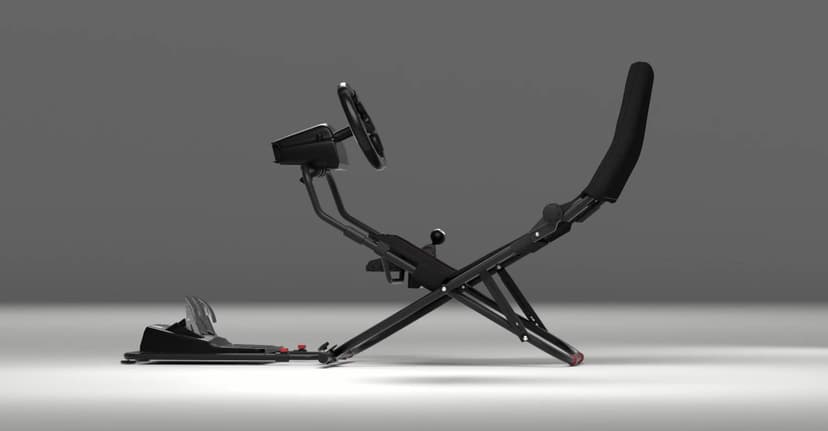 RACGTING Racing Simulator Cockpit for G29/G920/G923, Foldable & Adjustable Racing Seat for Thrustmaster T300RS/248/T-GT II, Fanatec CSL DD/GT DD Pro/ClubSport DD/DD+, MOZA R5, SIMAGIC Alpha Mini