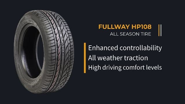 Set of 4 (FOUR) Fullway HP108 Truck/SUV All-Season Performance Radial Tires-265/65R18 265/65/18 265/65-18 114H Load Range SL 4-Ply BSW Black Side Wall UTQG 380AA