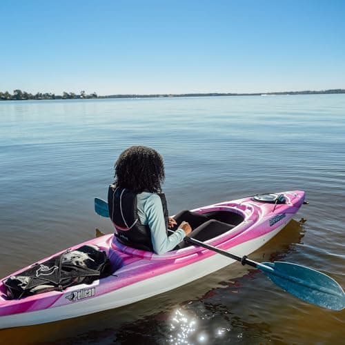 Pelican Argo 100X - Recreational Sit in Kayak - Lightweight Patented Ram-X™ Material - Ergoform™ Seating System - 10 ft