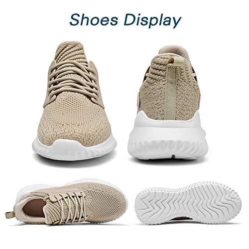 Akk Womens Walking Shoes - Slip On Tennis Running Shoes Memory Foam Lightweight Work Sneakers for Indoor Outdoor Gym