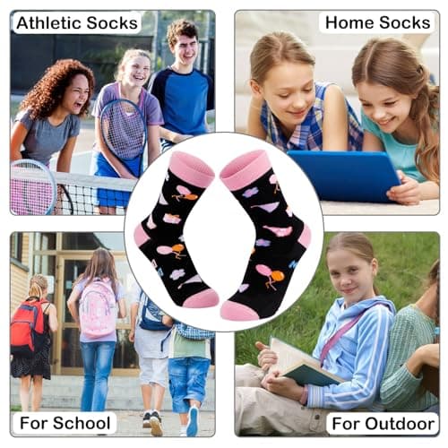 5-18 Years Old Birthday Gifts for Girls - Socks for Girls with Pop up Birthday Card, Presents for 5-18 Year Old Grils