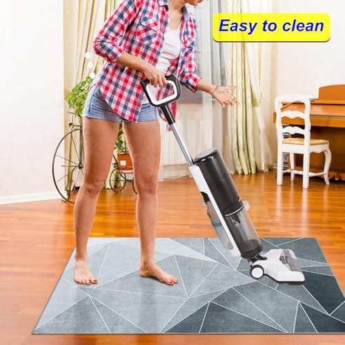 Office Chair Mat for Hardwood Floor & Low-Pile Carpet,36"*48" Highly Premium Quality Protector Floor Mat,Desk Chair Mat - Anti-Slip Carpet Chair Mats for Laminate/Tile Floor Black Grey