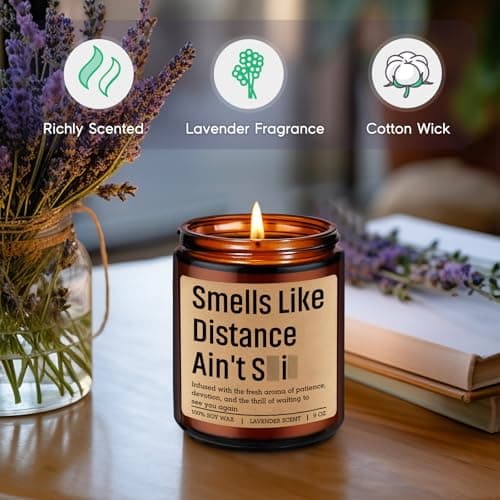 Gifts for Long Distance Boyfriend, Girlfriend, Christmas, Birthday, Miss You, Long Distance Friendship Gifts for Best Friend GSPY Candle, Long Distance Relationship Gifts for Him, Her, BF, GF, Couples B0G48L3KMF