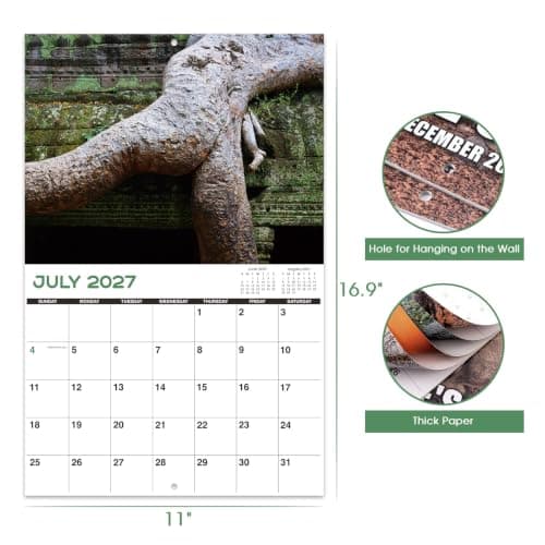 Gag Gifts - White Elephant Gag Gifts Calendar 2027, Nature Butts Calendar 2027 from January to December, 11'' x 8.5'', Gag Gift for White Elephant B0D9GBGSMZ