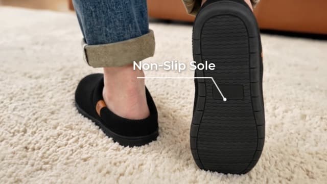 Birthday Gifts, Soft, Slip-on, Supportive, Breathable, Machine-Washable, Indoor Outdoor VeraCosy Men's Memory Foam Slippers Comfy Durable Moccasin House Shoes B0CLGK9159