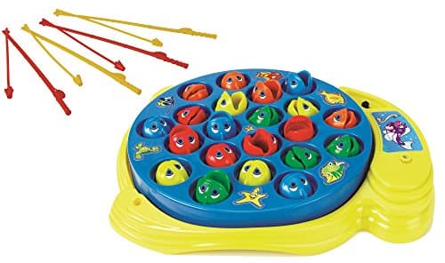 Let's Go Fishin' Game by Pressman - The Original Fast-Action Fishing Game!, 1-4 players