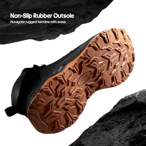 NORTIV 8 Women's Waterproof Hiking Boots Outdoor Trekking Camping Trail Hiking Boots