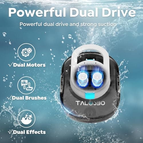 S1 PRO Cordless Pool Vacuum – Powerful Robotic Cleaner for Above-Ground Pools up to 1076 Sq.ft, 120-Min Runtime, 2.5H Fast Charging, Smart Auto-Parking Design