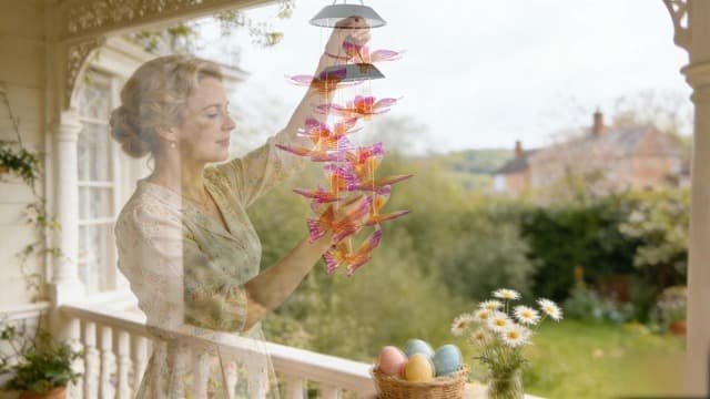 Unique Birthday Small Gifts for Mom Grandma Nana Wife Sister Auntie, Solar Lights Outdoor Decor for Garden Yard Patio Porch Winzwon Solar Wind Chimes, Christmas Gardening Butterfly Gifts for Women B0BTCP3YMM
