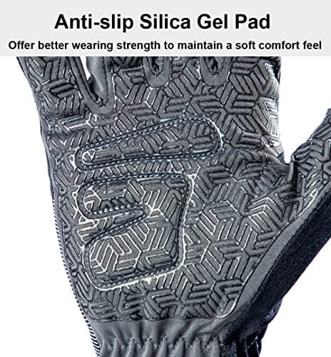 SUJAYU Full Finger Hiking & Cycling Gloves - Thin Gloves for Men & Women - UV Protection, Great for Adult Bikes, Driving & Gym