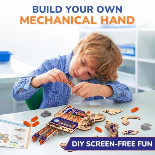 Smartivity DIY Robotic Mechanical Hand STEM Toy for Kids 8-9-10-11-12-13-14 Years Old | 2024 Parents Choice Award Winner I Birthday Gift for Boys & Girls | Engineering Kit for 8-14 Years Old