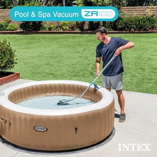 Intex 12 Gallon/45 Liters Pool and Spa Vacuum ZR100 Suitable for Use with All PureSpas, Above Ground Pools and In-Ground Pools