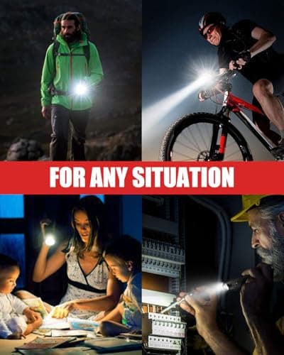 Victoper LED Flashlight 2 Pack, Bright Tactical Torch High Lumens with 5 Modes, Waterproof Zoomable Flash Light for Outdoor, Gifts for Men, Dorm Room Hunting Camping Essentials Gear for Guys