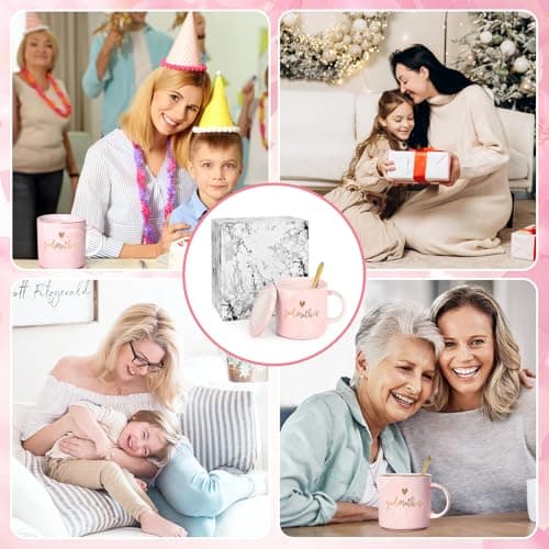 YHRJWN Godmother Proposal Gift, Will You Be My Godmother, Quieres Ser Mi Madrina, Christmas Mothers Day Birthday God Mother Gifts for Women from Godchild, Aunt Gifts, 12 Oz