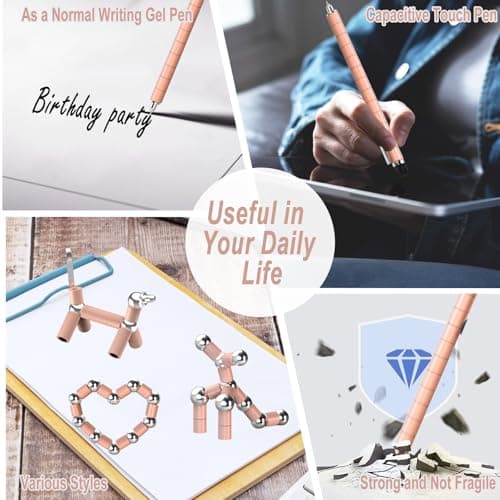 Fidget Gel Pen Teens Girls Gifts Idea - Cool Gadget for 13+ Year Old Girls Birthday Christmas Stocking Stuffer Graduation Back to School Valentine Gift, Fun Decompression Pen for Writing & Fidgeting