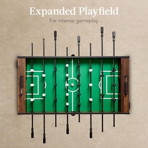 Best Choice Products Full Size 54 Inch Regulation Foosball Table for Home, Game Room - Includes 2 Balls, 2 Cup Holders