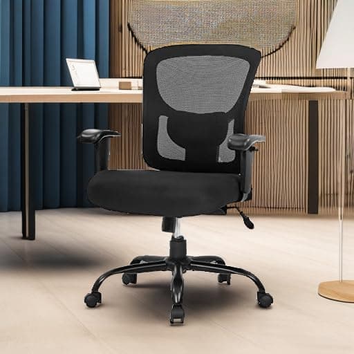 BestOffice Big and Tall Office Chair 500lbs Desk Chair Mesh Computer Chair with Lumbar Support Wide Seat High Back