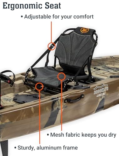 Brooklyn 12.0 Pro Single Pedal Kayak by BKC