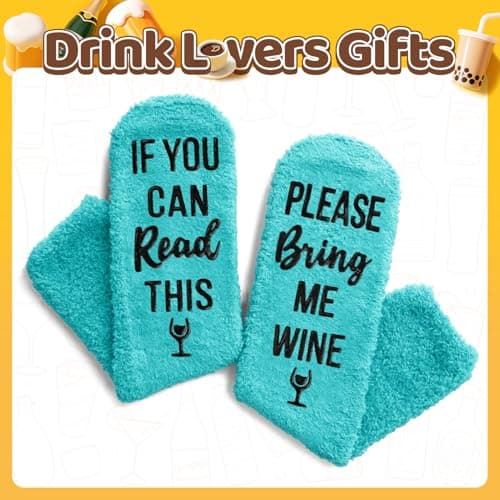 HAPPYPOP Funny Gifts for Women Men - Boba Tea Taco Gifts for Her, Bourbon Coffee Socks