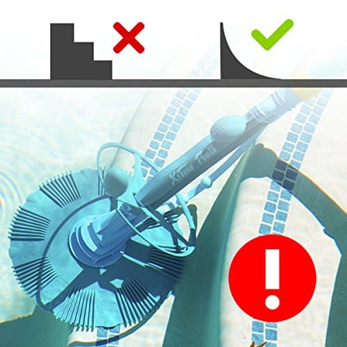 XtremepowerUS Automatic Swimming Pool Cleaner Ingound/Above Ground Side Suction Hover Vacuum Pool Cleaner with 5-Way Pool Testing Kit Set