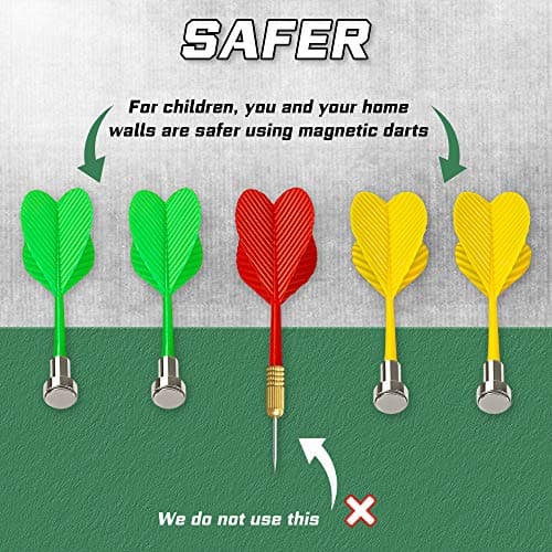 Magnetic Dart Board - 12pcs Magnetic Darts - Excellent Indoor Game and Party Games - Gifts for 5 6 7 8 9 10 11 12 Year Old Boy Kids