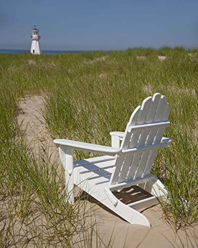 Polywood AD5030NV Classic Folding Adirondack Chair, Navy