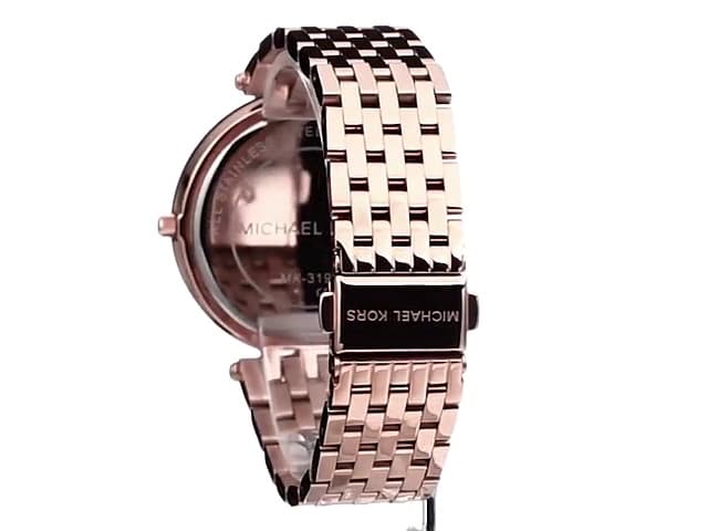 Michael Kors Darci Women's Watch, Stainless Steel and Pavé Crystal Watch for Women