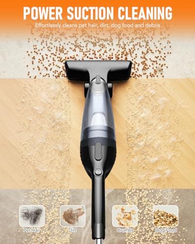 Avvnee Corded Stick Vacuum Cleaner – 15000Pa Strong Suction 600W Motor, Ultra-Light 3 lbs Design for Pet Hair, Hard Floors & Low-Pile Rugs | Includes Crevice Tool, 1L Dust Cup, 16.7ft Cord (Black)