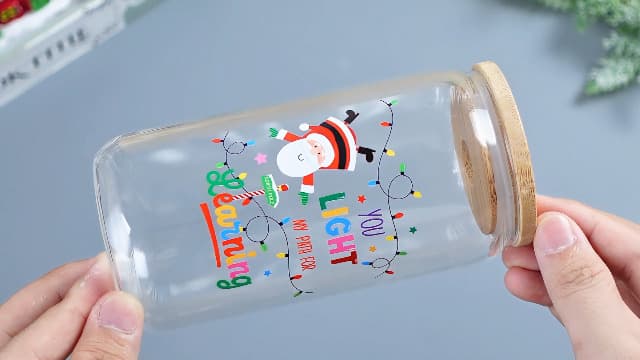 16 oz Glass Coffee Cups with Bows Lids Straws Brushes, Thank You End of Year Gifts for Teacher from Student School Present Reallnaive 6 Pcs Christmas Teacher Appreciation Gifts for Women Teacher Cup B0FNM52YVG