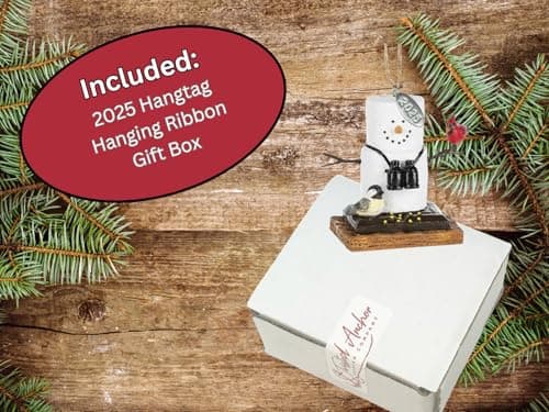 2025 Smores Ornament, Birdwatcher Gifts, Cardinal Christmas Ornaments, Bird Ornament, Includes Hangtag w Year, Comes in Gift Box
