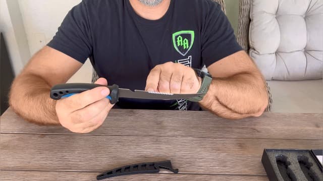 Sidomma 2 pcs Fishing Fillet Knife Set Stainless Steel 6.5 Inch Pro Fish Knife for Filleting, Fishing Gear, Fishing Tool Set, Fishing Sccessories Gifts for Men