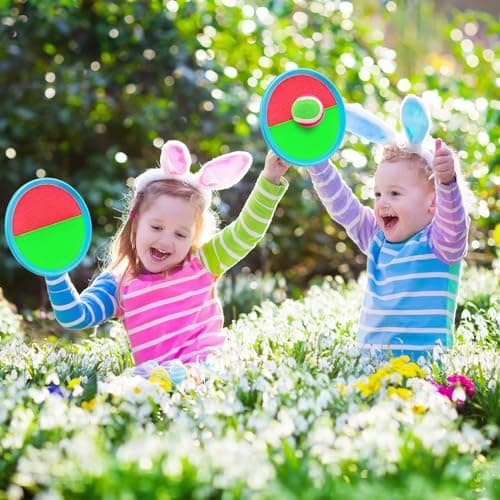 Ayeboovi Toss and Catch Ball Game Outdoor Toys for Kids Yard Games Beach Toys Outside Games for 3 4 5 6 7 8 9 10 Year Old Boys Girls (Upgraded)