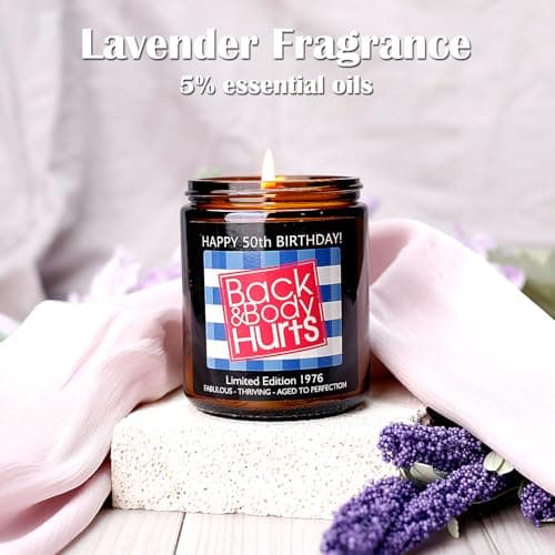 50th Birthday Gifts for Her and Him, 50th Birthday Decorations for Women Men, Funny Birthday Gifts for Women Mom Dad Husband Wife Friends Sister, Cool Best Gift Ideas for 50 Year Old Woman