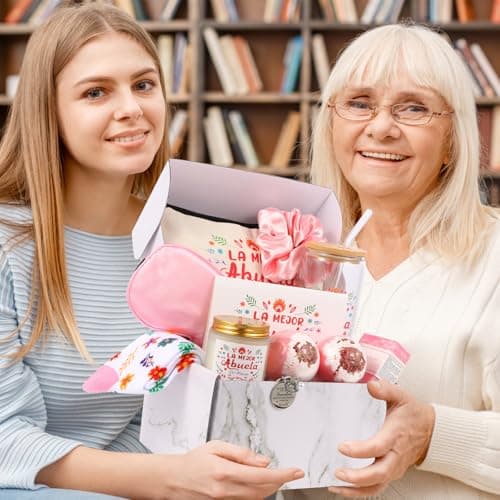 Kolewo4ever 12 Pieces Spanish Grandma Gifts Mothers Day Gifts Birthday Gift for Grandmom from Granddaughter Grandson,Best Grandma Gift for Gigi Grandmother