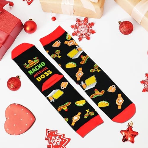 ZAGKOO Gifts for Teachers, Nurses, Bosses, Coaches - Funny Novelty Socks for Men, Women - Christmas, Thank You Gift Ideas