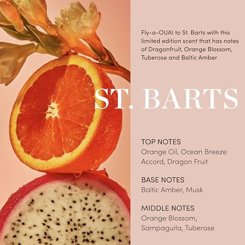 OUAI Body Cleanser, St. Barts - Foaming Body Wash with Jojoba Oil and Rosehip Oil to Hydrate, Nurture, Balance and Soften Skin - Paraben, Phthalate and Sulfate Free Skin Care Products (10 Fl Oz)