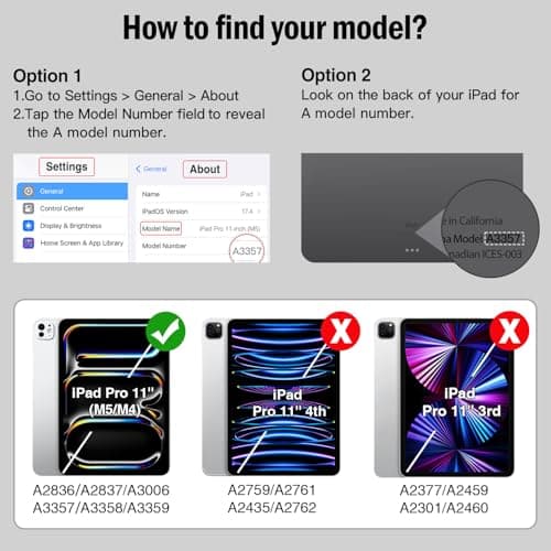 Antbox for iPad Pro 11 Inch Case M5 2025/M4 2024, Premium Vegan Leather, Supports Pencil Pro and Pencil (USB-C), Auto Sleep/Wake Function, Built-in Pencil Holder (Tan)