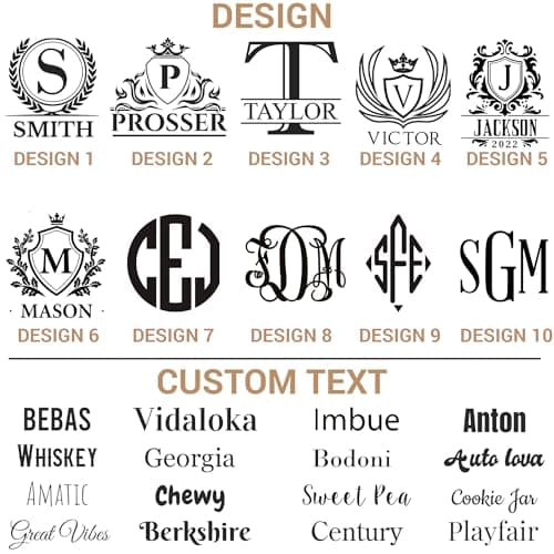 Personalized Whiskey Decanter, Custom Liquor Decanter 25oz, Engraved Whiskey Glass Set With Wood Gift Box Options, Whiskey Gifts for Men, Dad, Birthday, Retirement, Wedding (Square Decanter)