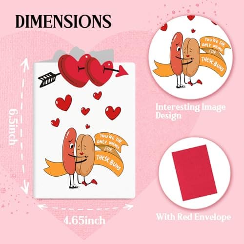 Valentines Day Card Gifts for Him Husband, Men Valentines Day Gifts, Boyfriend Birthday Anniversary Him Gift for Husband, Funny Card for Boyfriend Valentine Gift