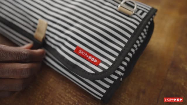 Skip Hop Bandana Buddies Baby Activity and Teething Toy with Multi-Sensory Rattle and Textures, Elephant