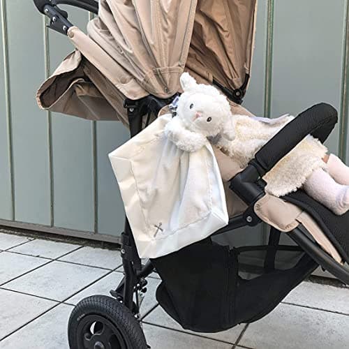 Baby Aspen Bedtime Blessings Lamb Lovie for Babies Security Blanket, Rattle, Newborn Baby Toy, White, 1 Count (Pack of 1)